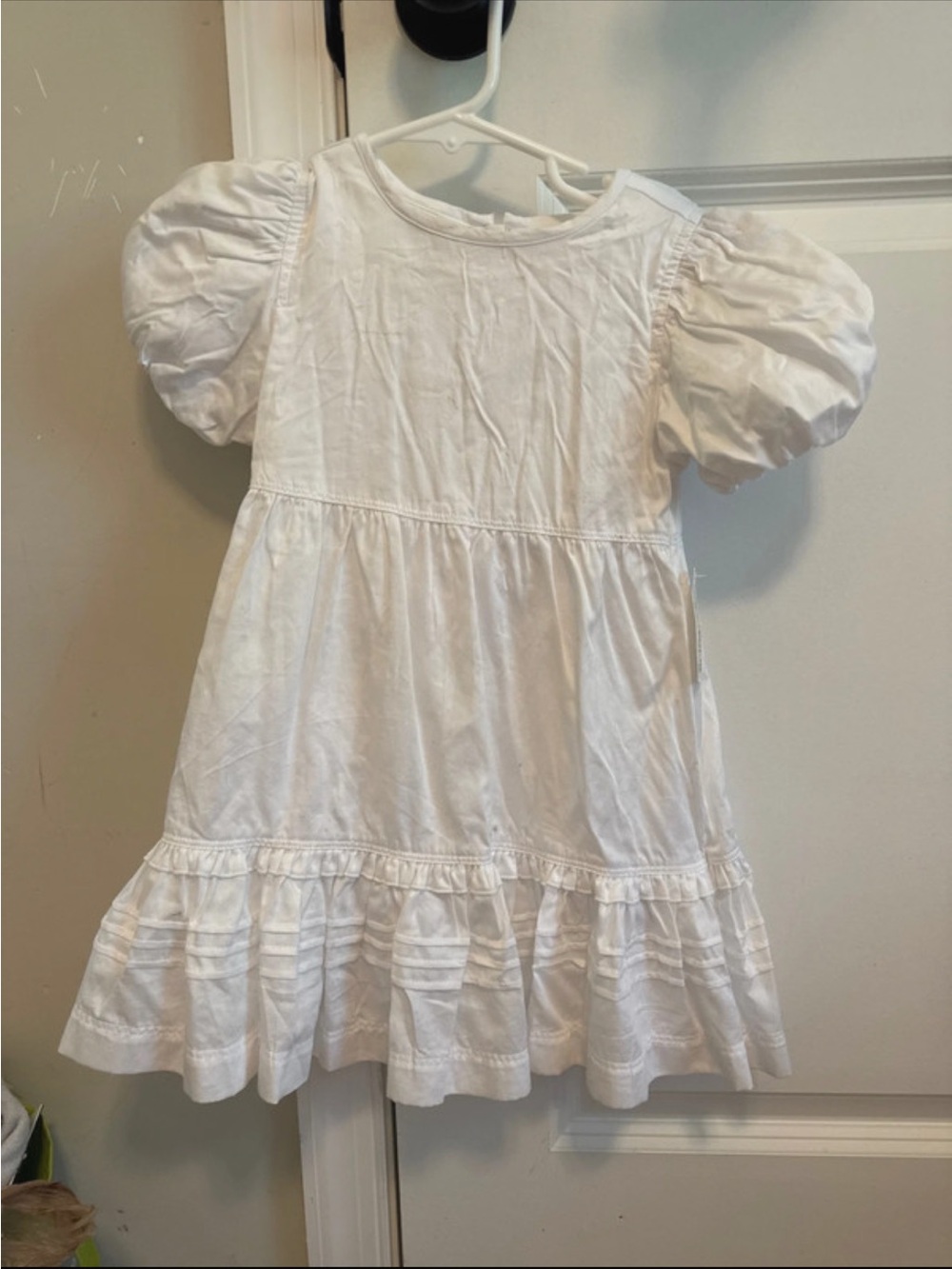 sofia by sofia vergara White Puff-Sleeve Dress for Girls